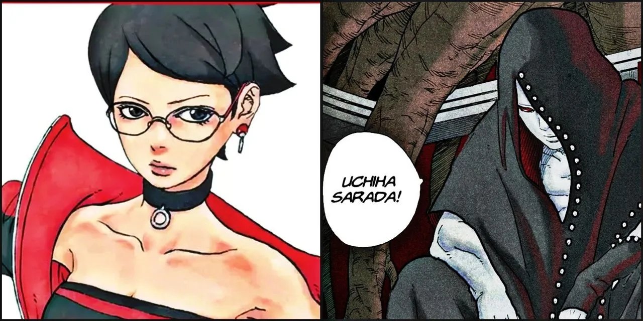 Boruto: Uchiha Sarada uses Mangekyo Sharingan to face Sasuke's clone 3